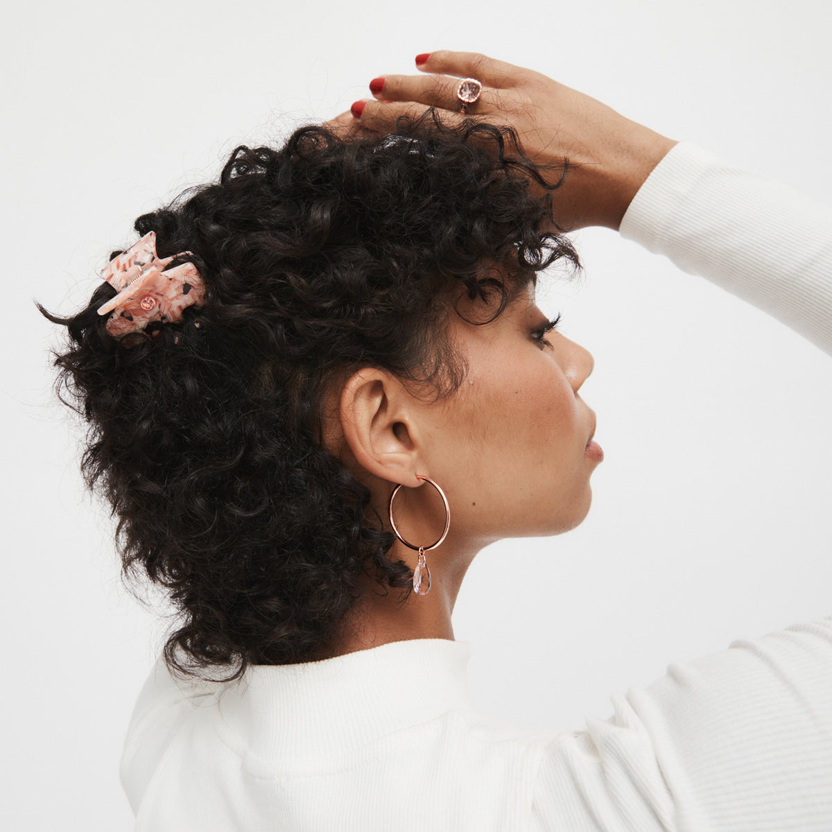 Miss Mim Mini Claw Hair Clip - Contour