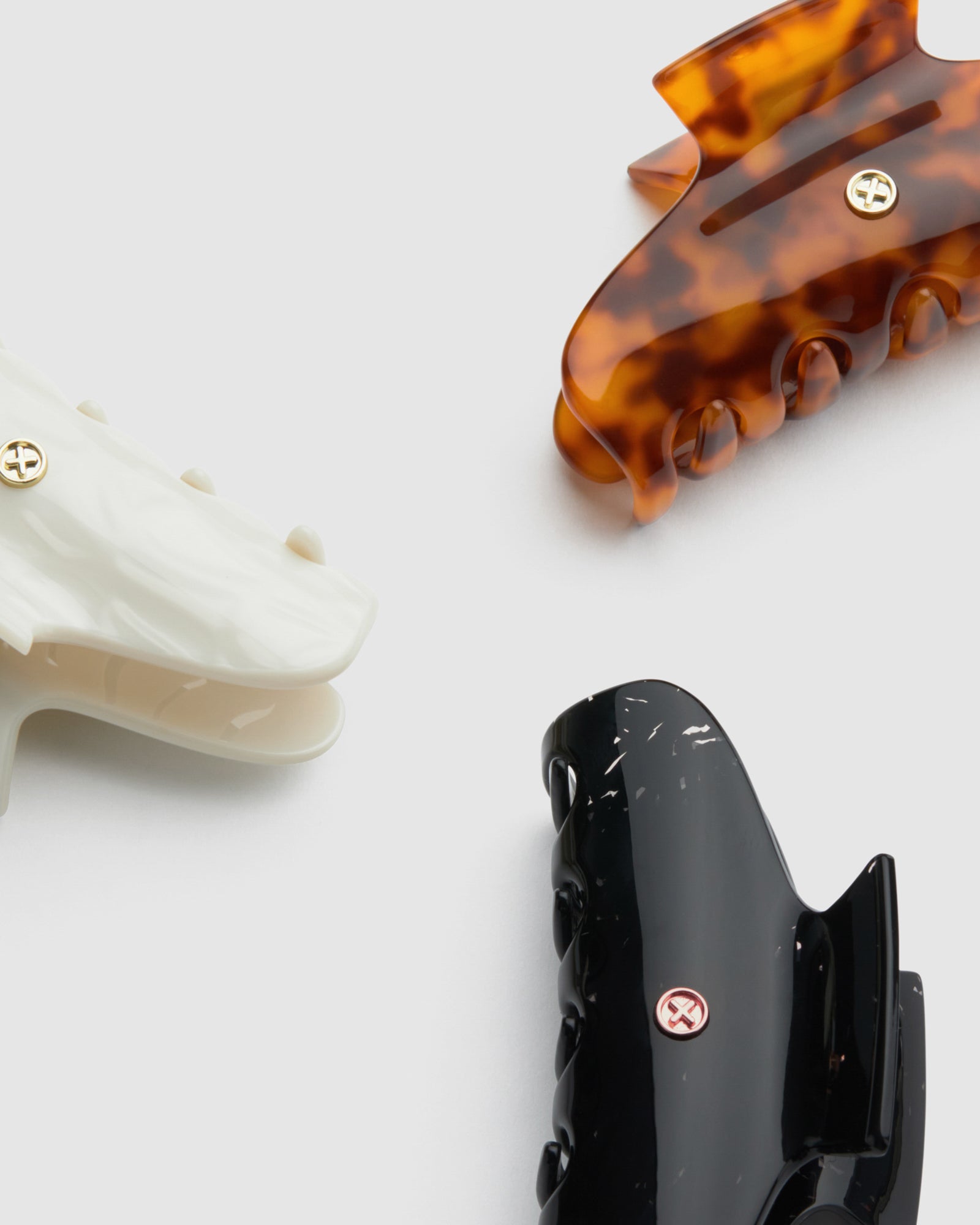 Miss Mim Extra Large Claw Hair Clip - Pearl