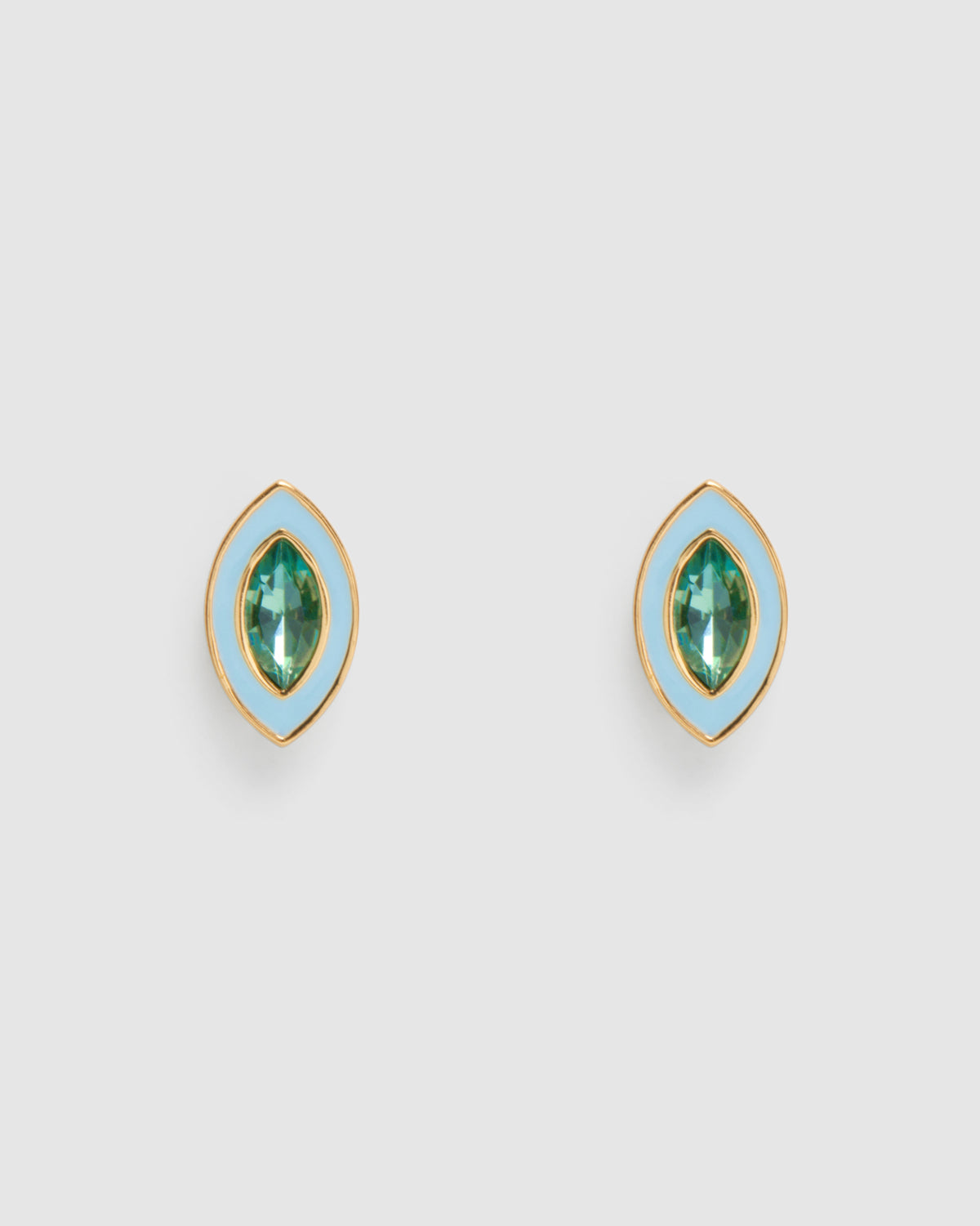 Lively Stud Earrings - Turquoise