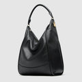 Lock-It Hobo Bag - Black Light Gold