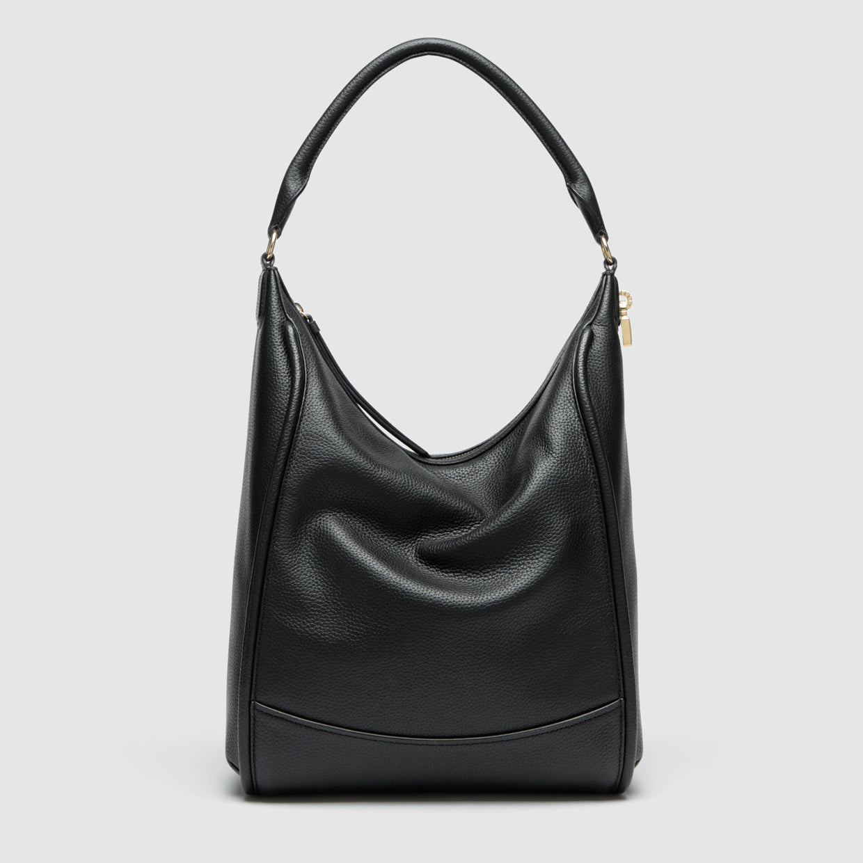 Lock-It Hobo Bag - Black Light Gold