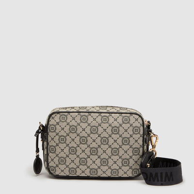 Mim-Gram crossbody Bag - Black Light Gold