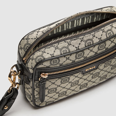 Mim-Gram crossbody Bag - Black Light Gold