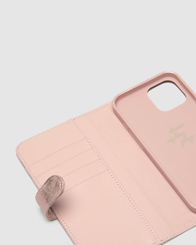 Shimmer Flip Case For Iphone 13 Pro Max - Contour