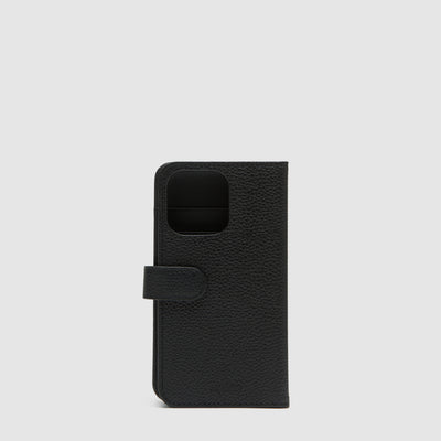 Classico Flip Case For Iphone 13-13 Pro - Black Rose Gold