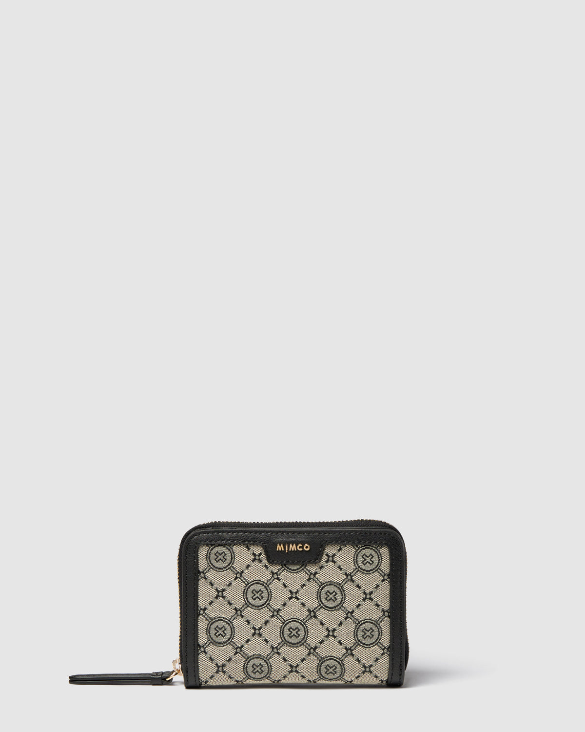 Mim-Gram Medium Wallet - Black Light Gold
