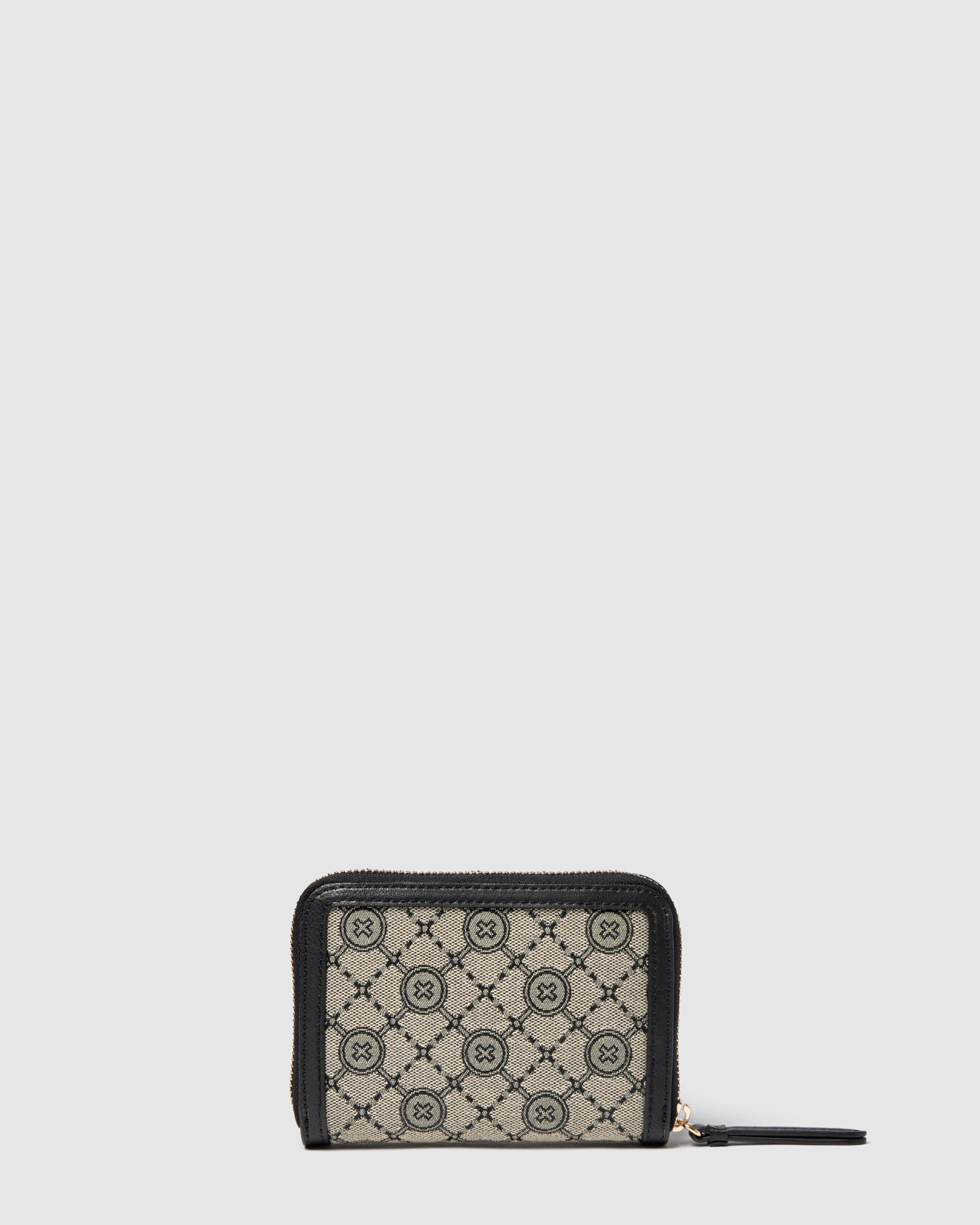 Mim-Gram Medium Wallet - Black Light Gold