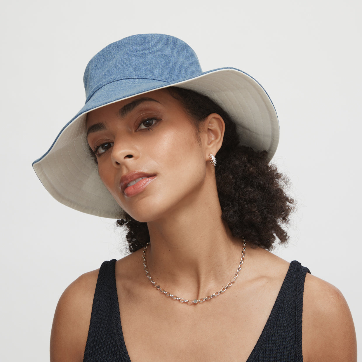 Chambray Sun Hat - Chambray