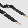 Webbing Bag Strap - Black Light Gold