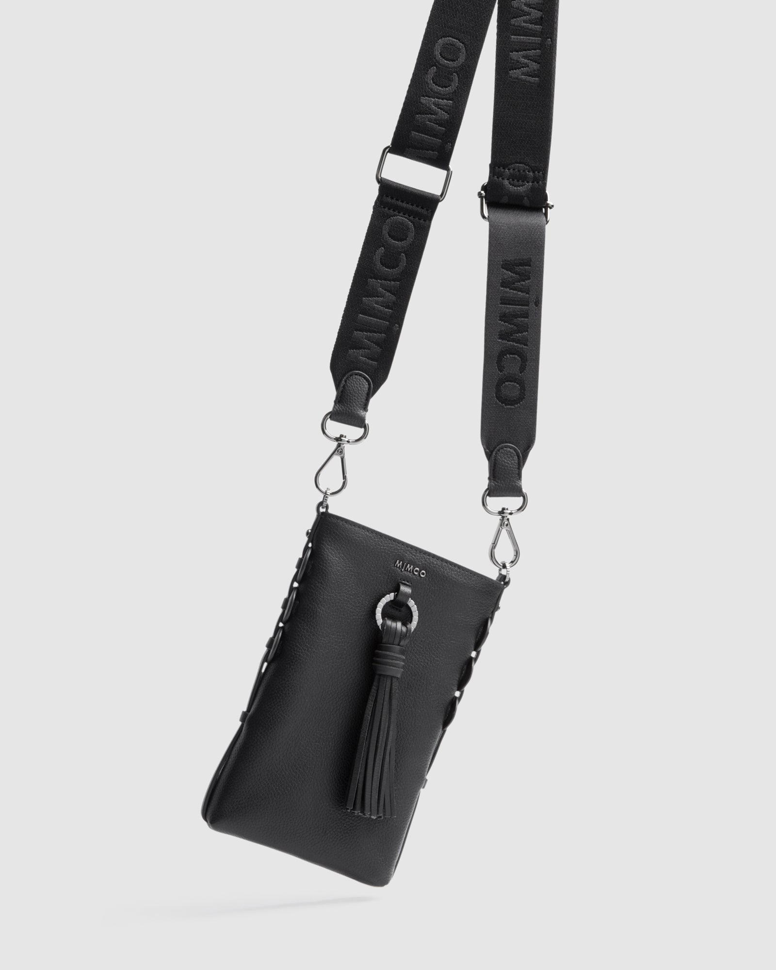 Webbing Bag Strap - Black Gunmetal