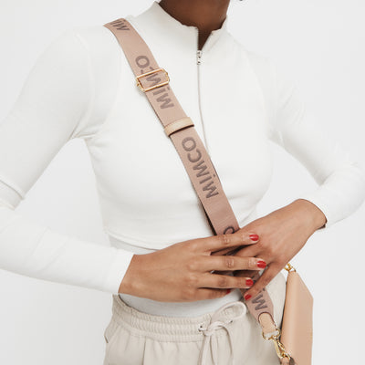 Webbing Bag Strap - Almond