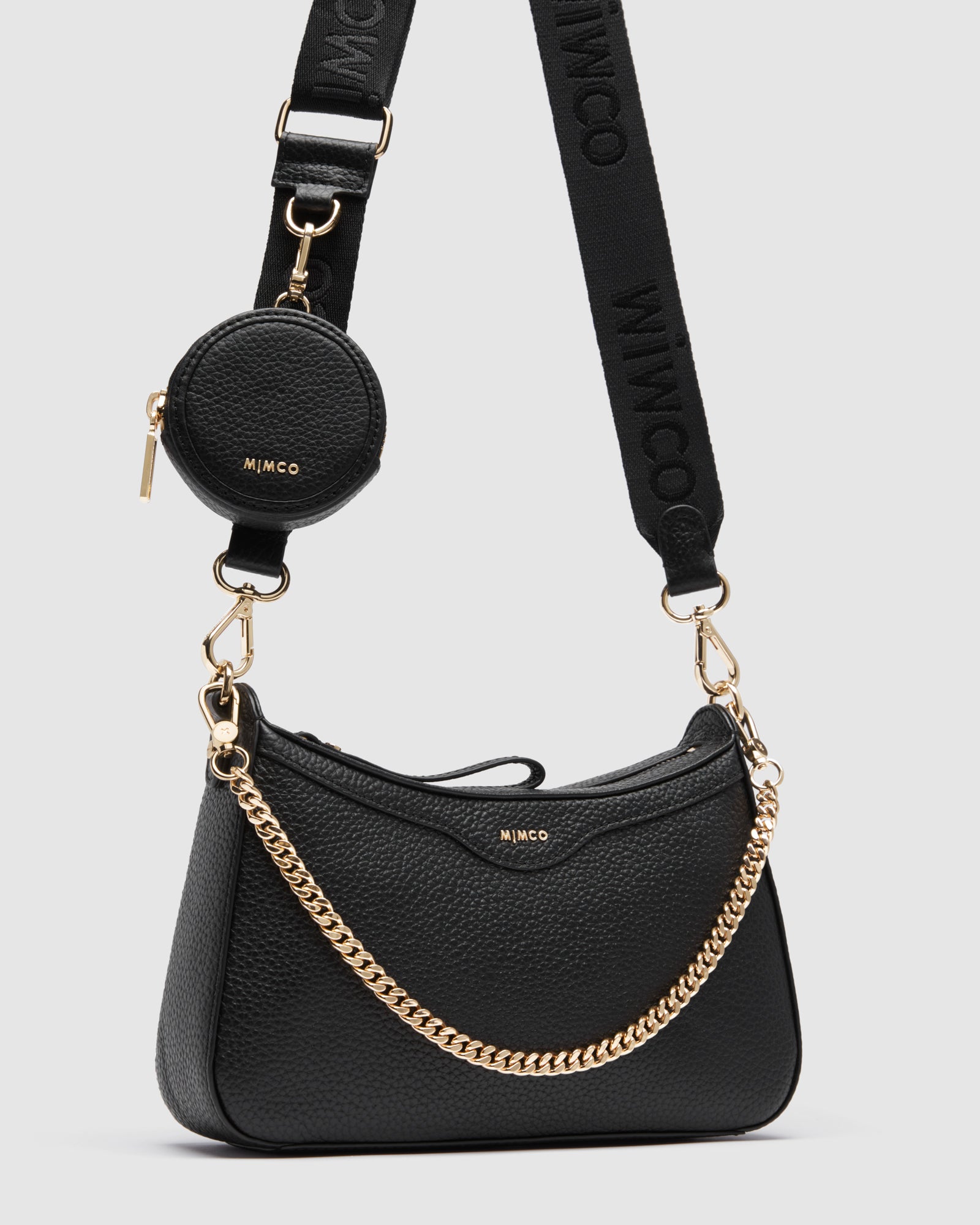 Jett Crossbody Bag - Black Light Gold