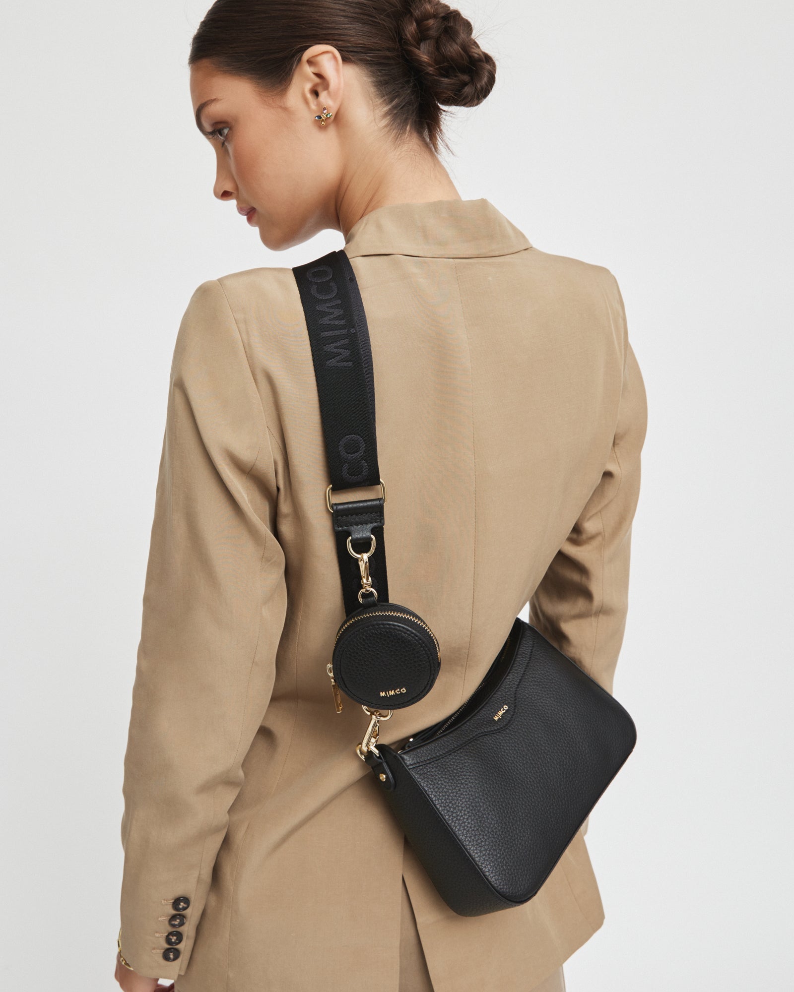 Jett Crossbody Bag - Black Light Gold
