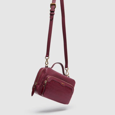 Envelop Satchel Crossbody Bag - Beetroot