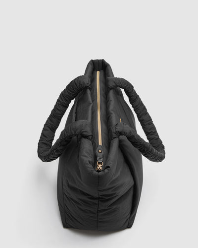 Flight Tote Bag - Black Light Gold