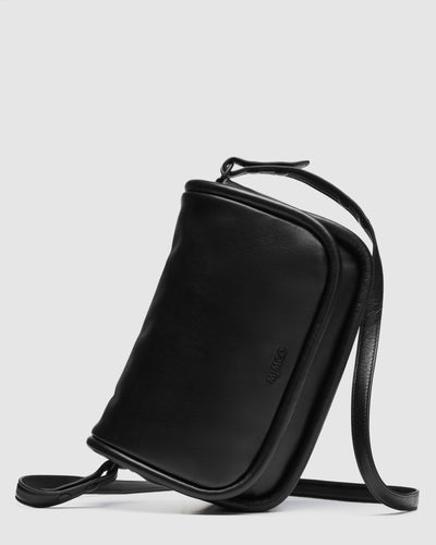 Classico Flap Over Crossbody Bag - Matte Black