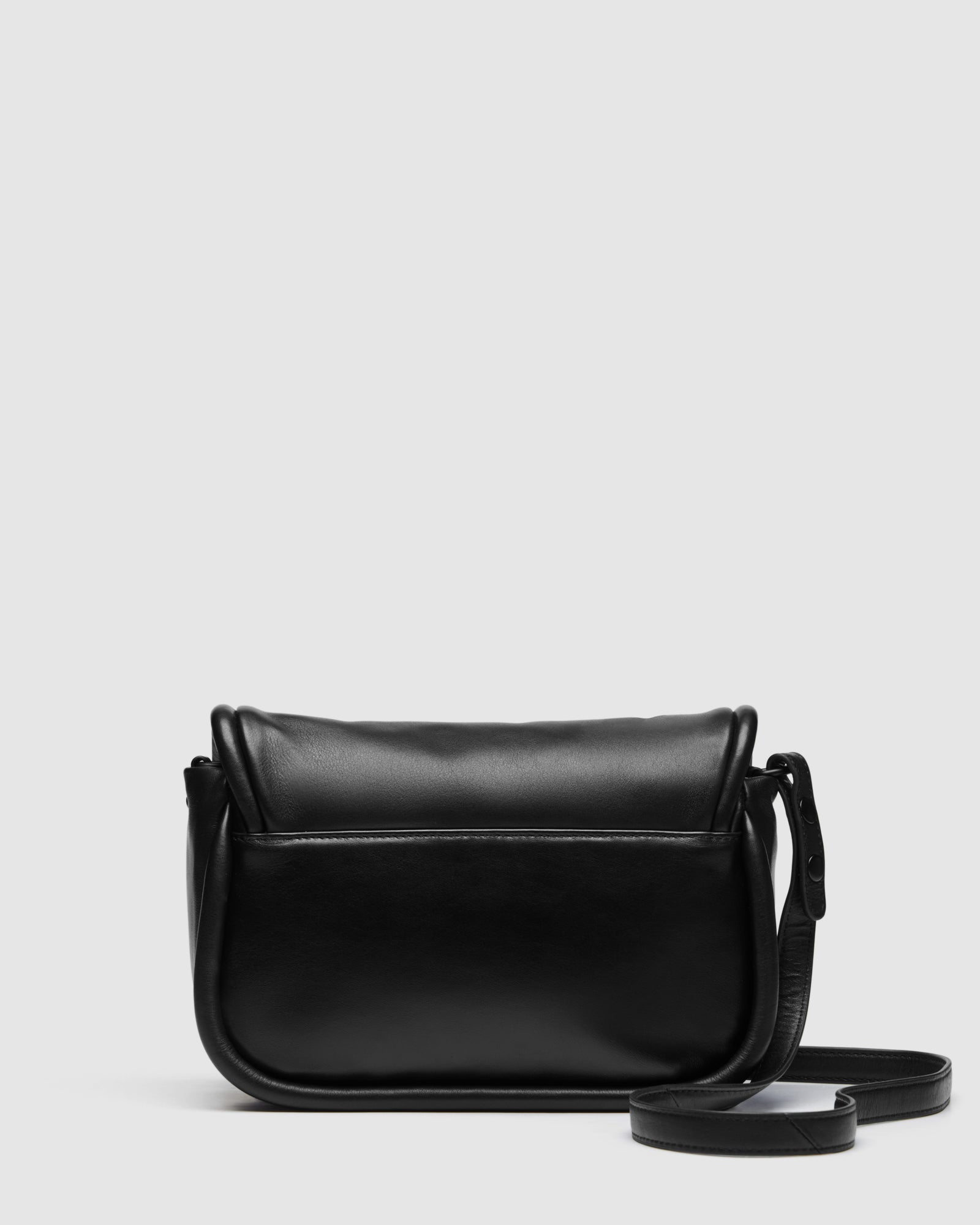 Classico Flap Over Crossbody Bag - Matte Black