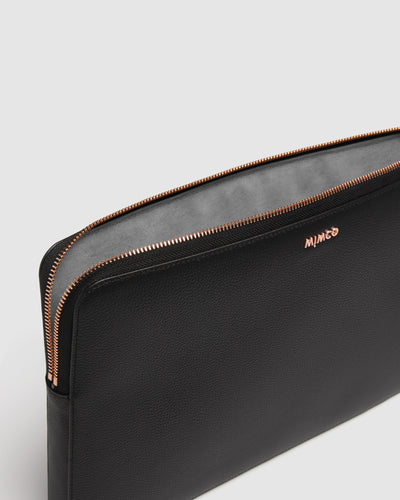 Classico 13-Inch Laptop Case - Black Rose Gold