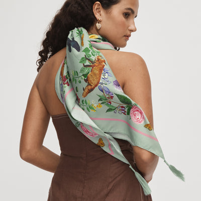 Fairytale Scarf - Cool Fern