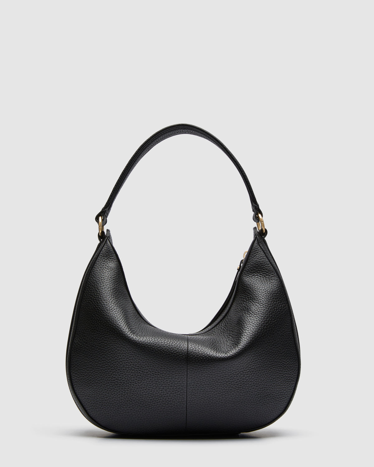 Luna Crescent Bag - Black Light Gold