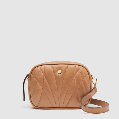 Stitch Crossbody Bag - Caramel