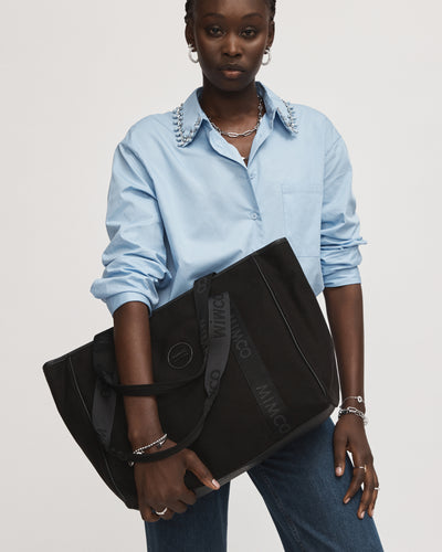 Est. 96 Tote Bag - Black Rose Gold