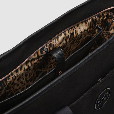 Est. 96 Tote Bag - Black Rose Gold