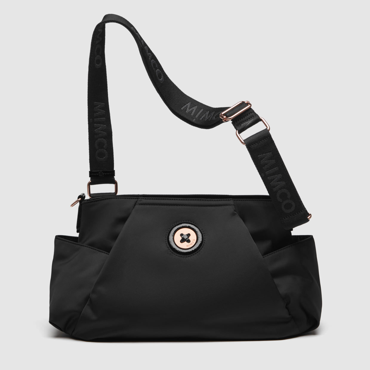 Mim-Mazing Nappy Bag - Black Rose Gold
