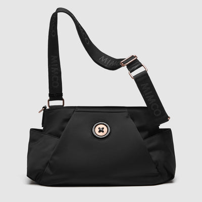Mim-Mazing Nappy Bag - Black Rose Gold