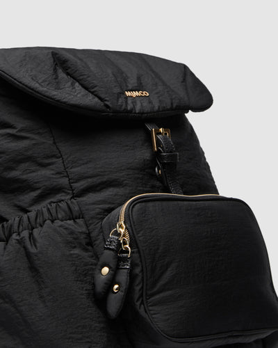 Flight Backpack Bag - Black Light Gold
