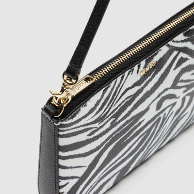 Classico Shoulder Bag - Zebra Print