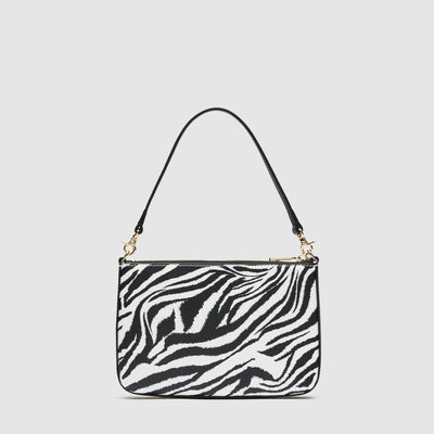 Classico Shoulder Bag - Zebra Print