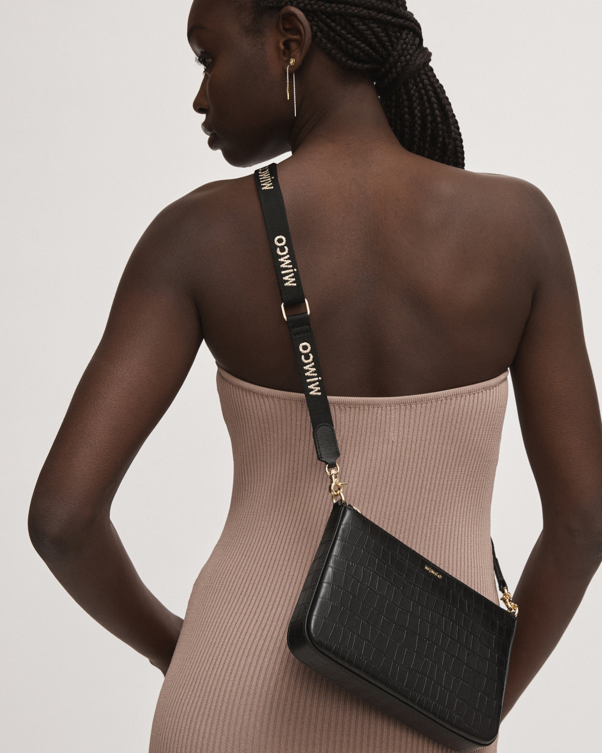 Tech Webbing Bag Strap - Black Gold