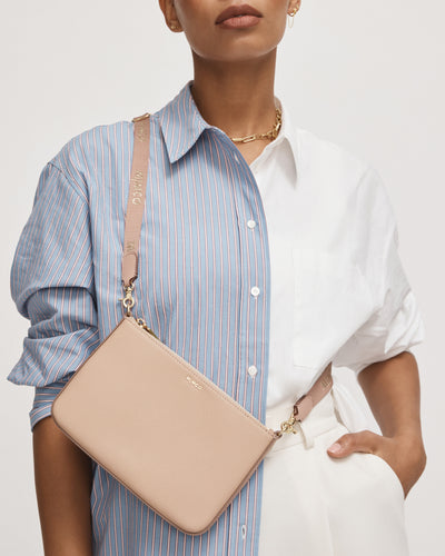 Tech Webbing Bag Strap - Almond
