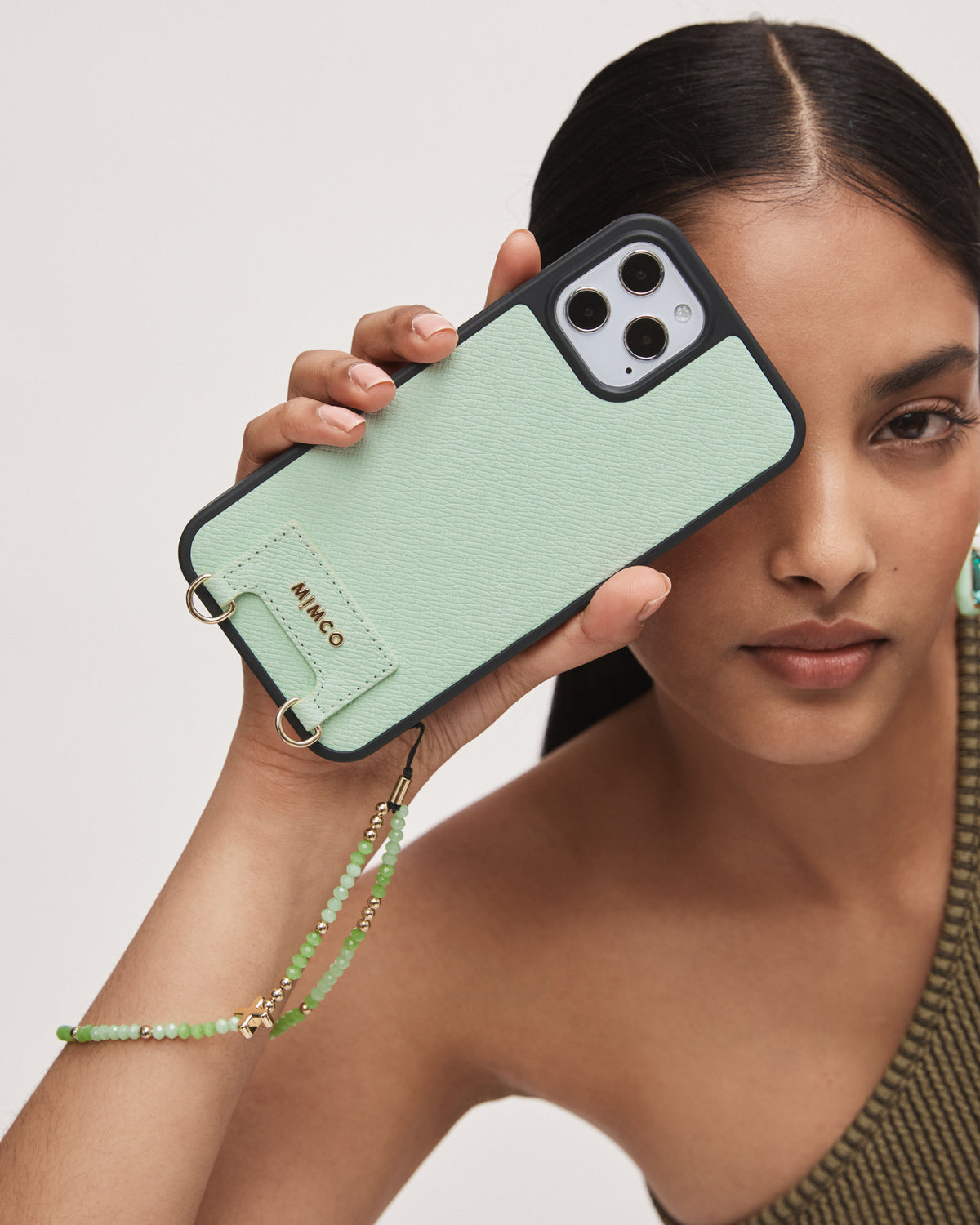 Mim Phone Charm - Celery