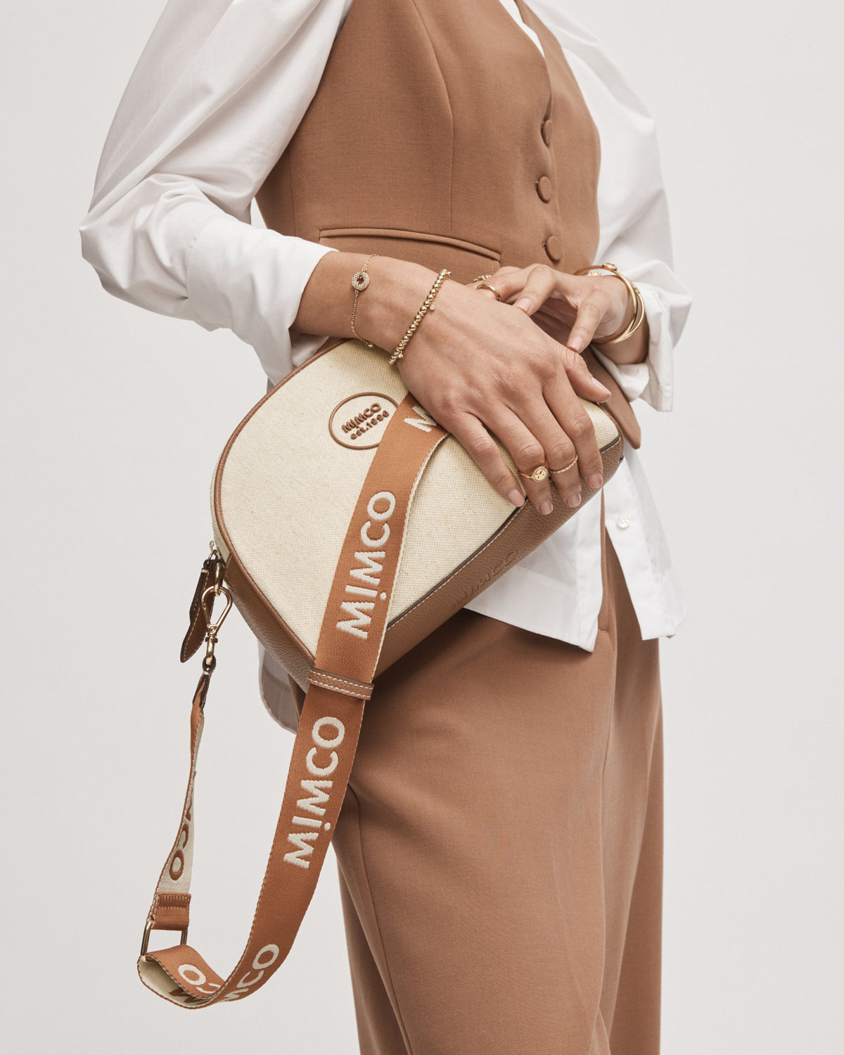 Est. 96 Crossbody Bag - Natural