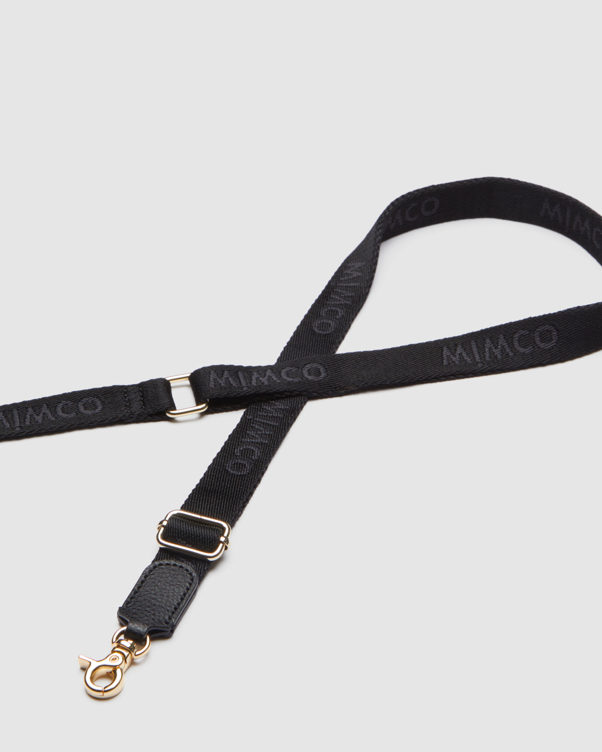 Tech Webbing Bag Strap - Black Light Gold