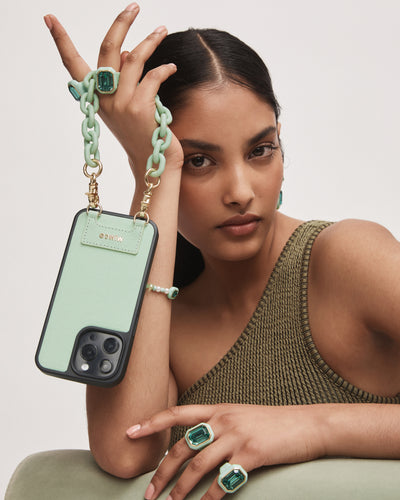 Mim Grab Phone Case For Iphone 13-13 Pro - Celery