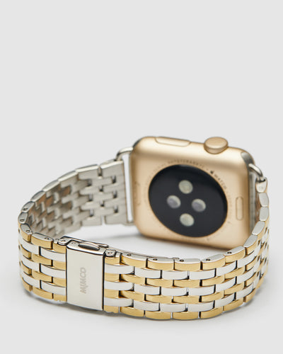 38mm Swirl Watch Band - Gold Silver