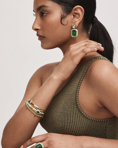 Fascinate Earrings - Celery