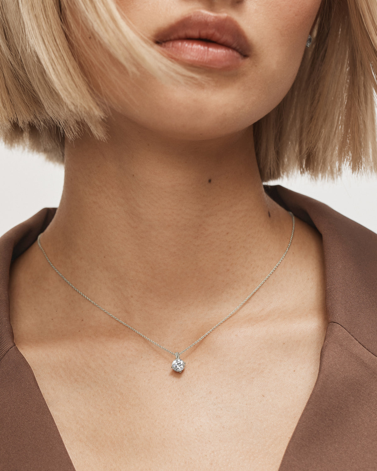 Dia-Mim Necklace - Silver
