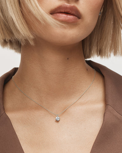 Dia-Mim Necklace - Silver