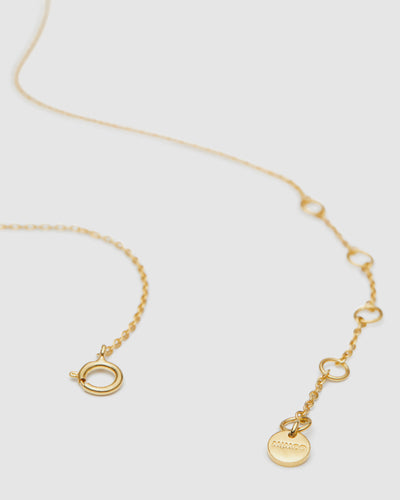 Eye-Dealise Sterling Silver Necklace - Gold
