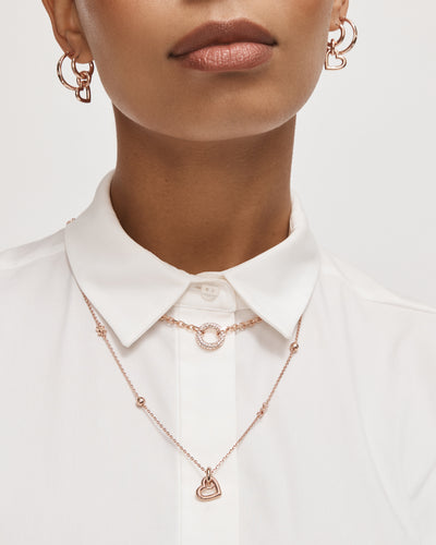 Reflection Necklace - Rose Gold