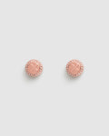 Figment Crystal Stud Earrings - Rose Gold