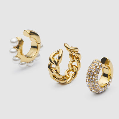 Deja Vu Ear Cuff Set - Gold