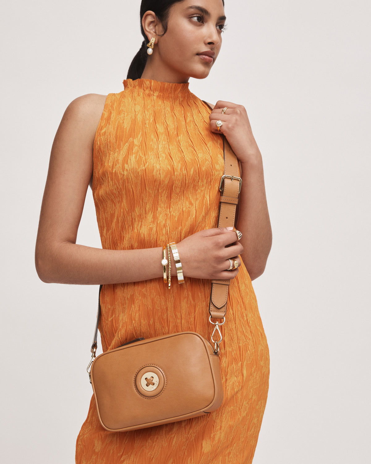 Mim-Mazing Crossbody Bag - Caramel