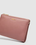Classico Zip Medium Pouch - Spiced Rose