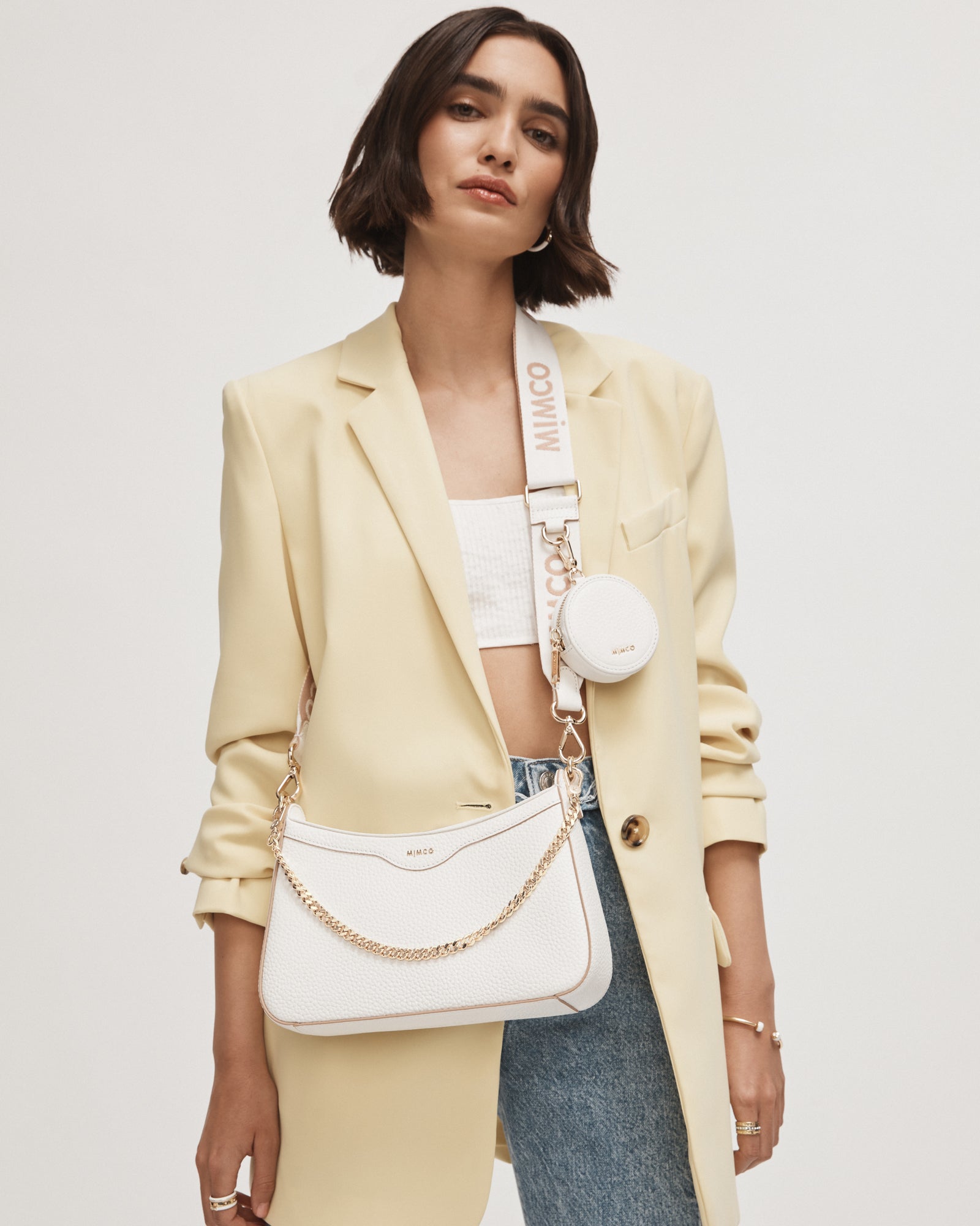 Jett Crossbody Bag - White