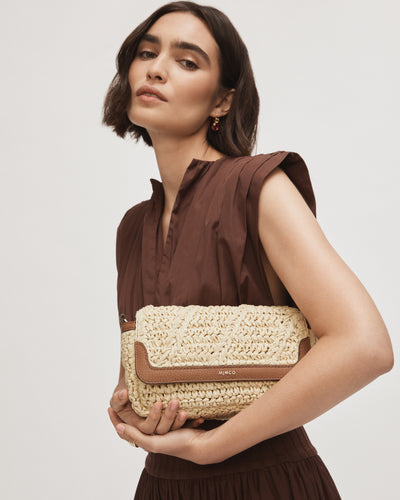 Promenade Crossbody Bag - Natural Caramel
